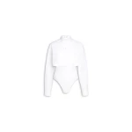 Alaia Layer Cotton Poplin Shirt