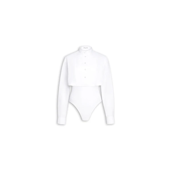 Alaia Layer Cotton Poplin Shirt