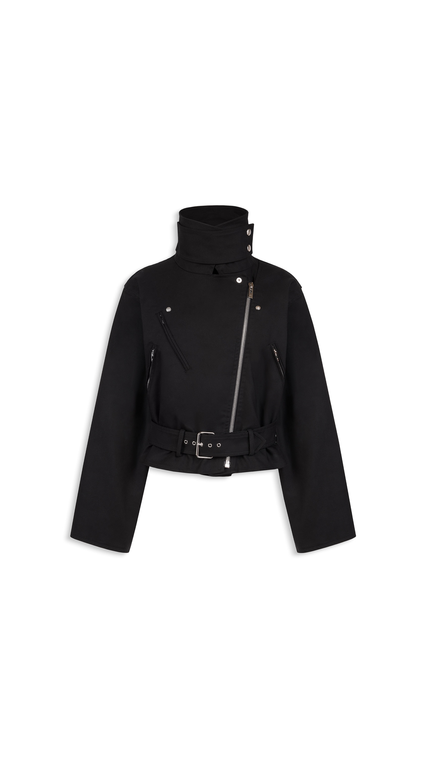 Alaïa Layered Cotton Biker Jacket - ALAÏA Jackets - Laser Cut Luxury - Shop at Luxury Shoes Alaïa Layered Cotton Biker Jacket - ALAÏA Jackets - Laser Cut Luxury - Shop at Luxury Shoes