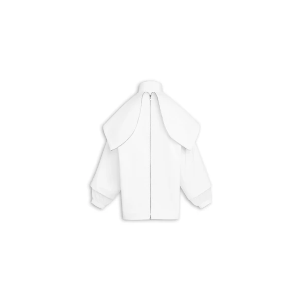 Alaïa Layered Cotton Parka - ALAÏA Coats - Laser Cut Luxury - Shop at Luxury Shoes 