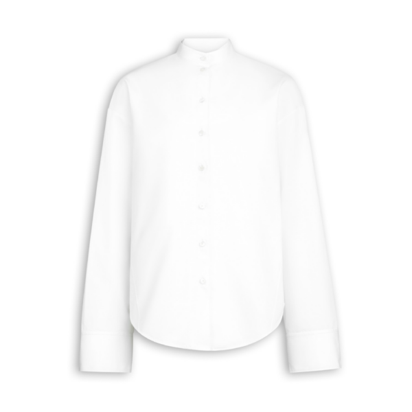 Alaia Layered Poplin Shirt, view 2