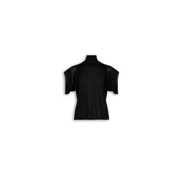 Alaïa Leaf Godet Top - ALAÏA Tops - Laser Cut Luxury - Shop at Luxury Shoes 