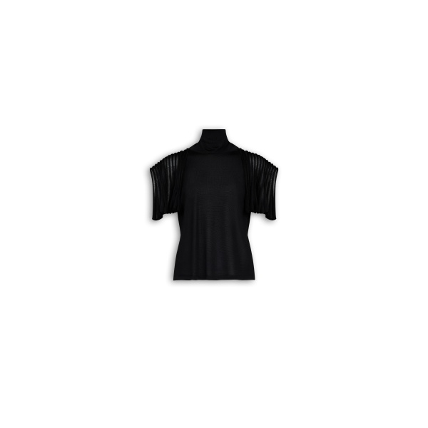 Alaïa Leaf Godet Top - ALAÏA Tops - Laser Cut Luxury - Shop at Luxury Shoes 