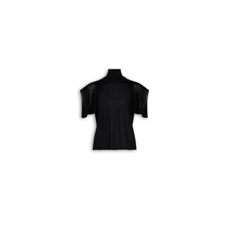 Alaïa Leaf Godet Top - ALAÏA Tops - Laser Cut Luxury - Shop at Luxury Shoes 