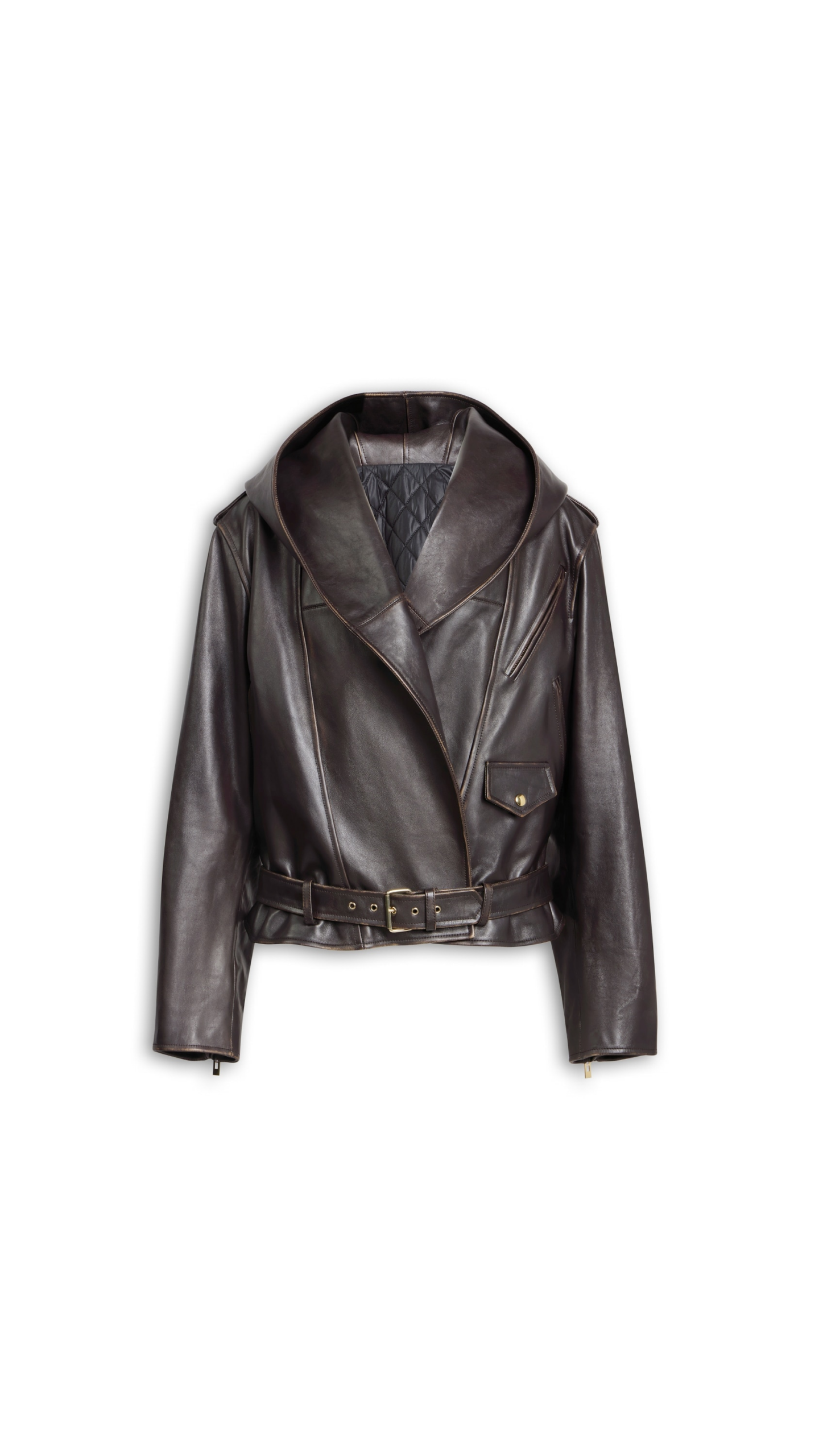 Alaïa Leather Hooded Biker Jacket - ALAÏA Jackets - Laser Cut Luxury - Shop at Luxury Shoes Alaïa Leather Hooded Biker Jacket - ALAÏA Jackets - Laser Cut Luxury - Shop at Luxury Shoes
