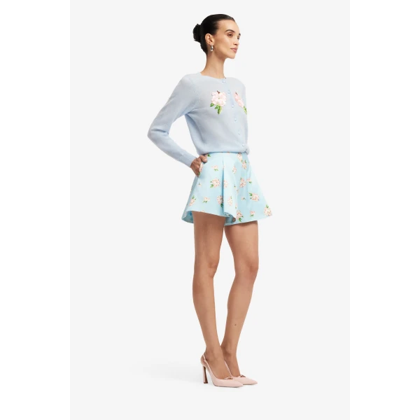 Leo Lin Claire Embellished Knit Cardigan, view 4