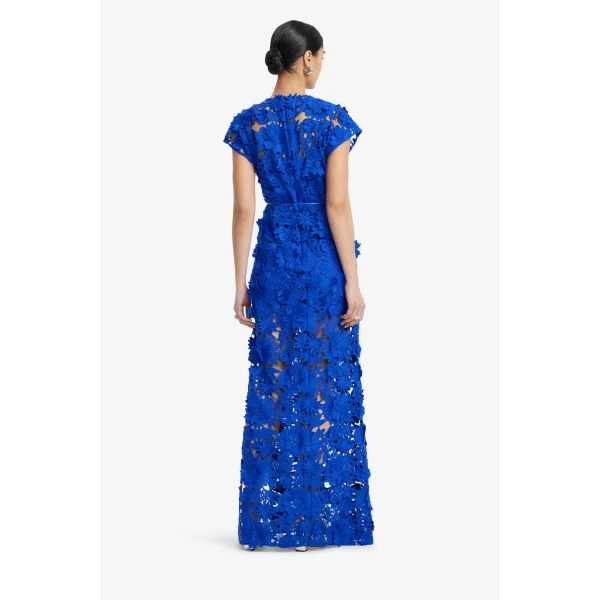 Leo Lin Alena Lace Maxi Dress, view 5