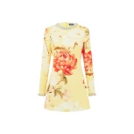Leo Lin Aliza Embellished Long Sleeve Mini Dress