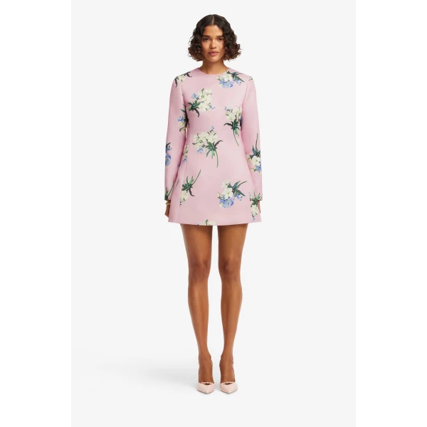 Leo Lin Aliza Long Sleeve Mini Dress, view 2