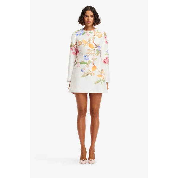 Leo Lin Aliza Long Sleeve Mini Dress, view 2