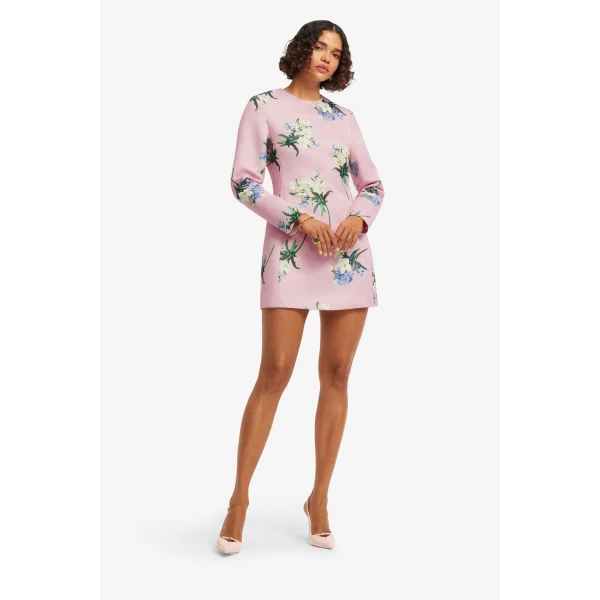 Leo Lin Aliza Long Sleeve Mini Dress, view 3