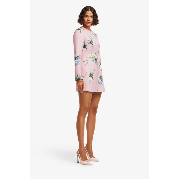 Leo Lin Aliza Long Sleeve Mini Dress, view 4