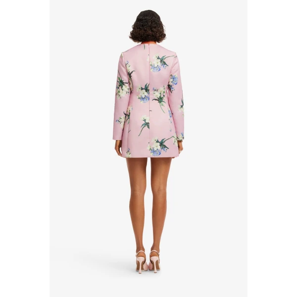 Leo Lin Aliza Long Sleeve Mini Dress, view 5