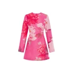 Leo Lin Aliza Long Sleeve Mini Dress