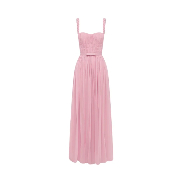 Leo Lin Angelina Ruffled Floor Length Dress