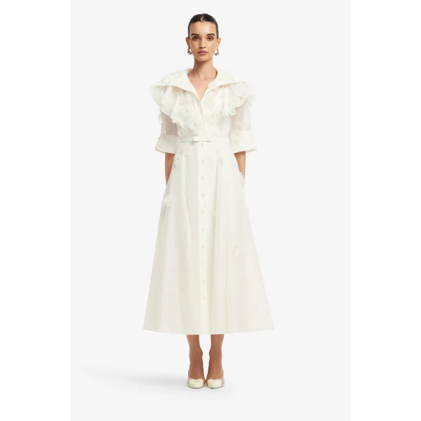 Leo Lin Anya Petal Midi Dress, view 2