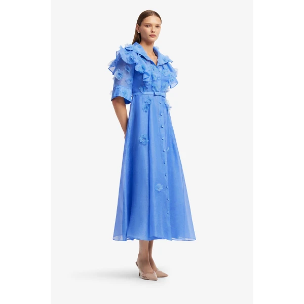 Leo Lin Anya Petal Midi Dress, view 4