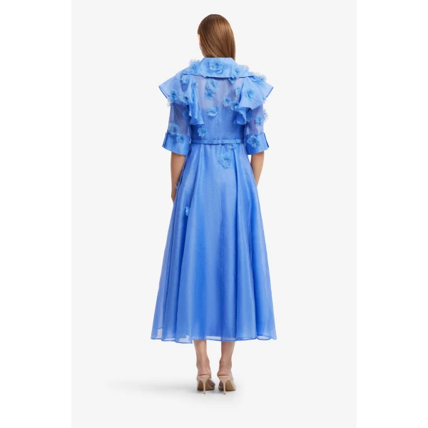 Leo Lin Anya Petal Midi Dress, view 5