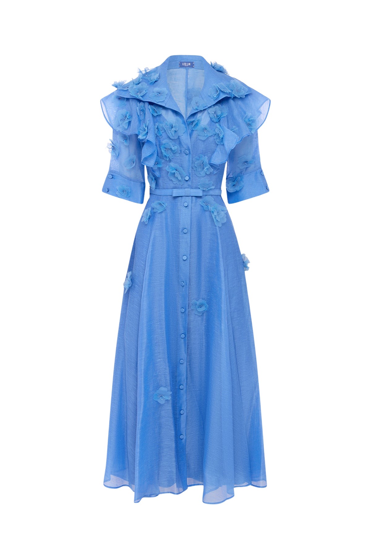 Leo Lin Anya Petal Midi Dress  - Leo Lin Dress - Australian Luxury Fashion - Shop at Luxury Shoes 
