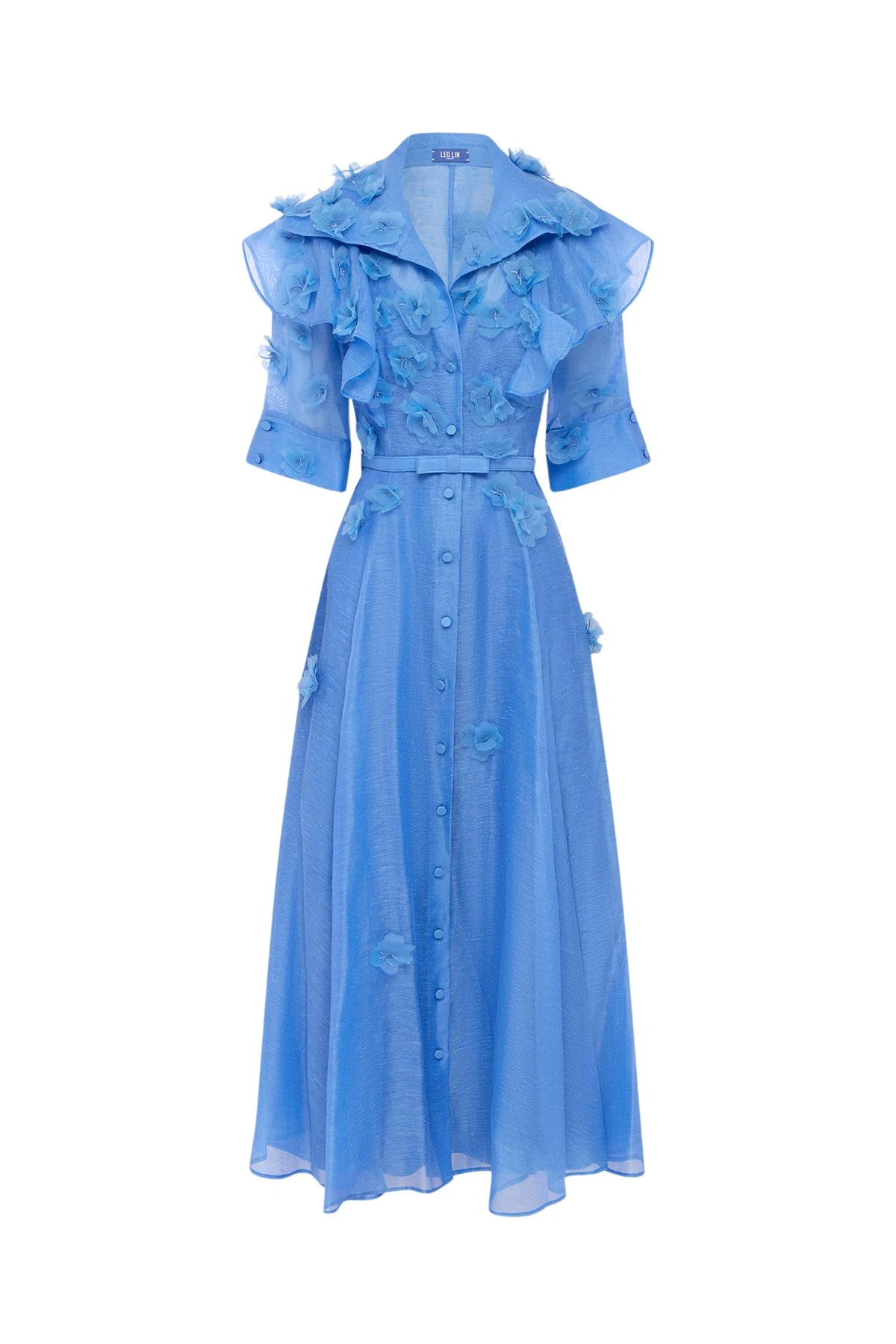 Leo-Lin-Anya-Petal-Midi-Dress-656907_nobg Leo Lin Anya Petal Midi Dress