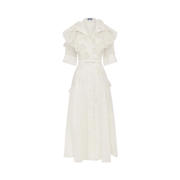 Leo Lin Anya Petal Midi Dress