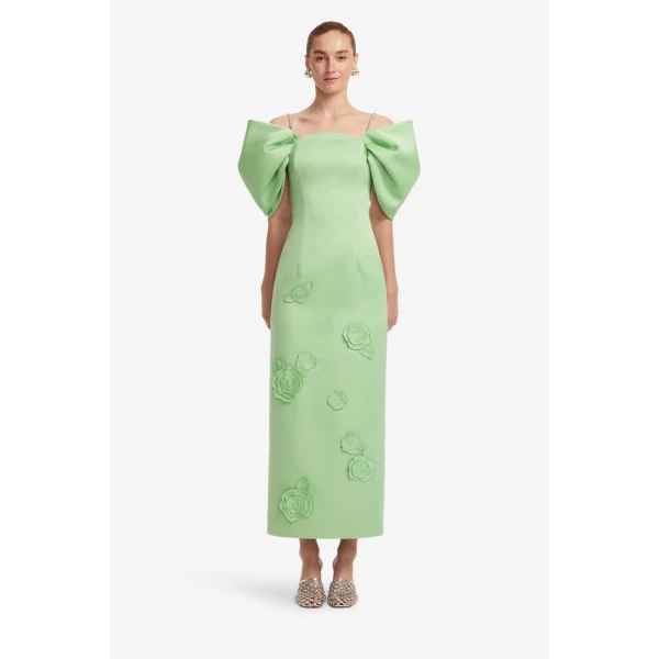 Leo Lin Arabella Appliqué Maxi Dress, view 2