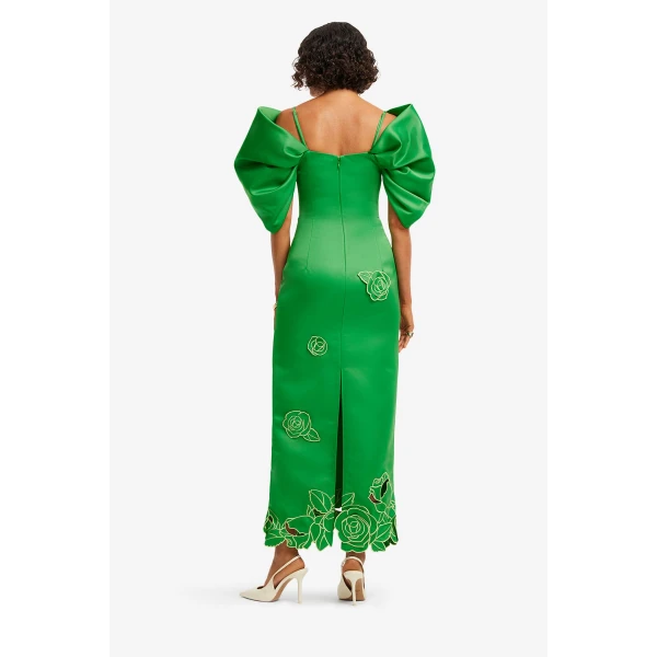 Leo Lin Arabella Appliqué Maxi Dress, view 5