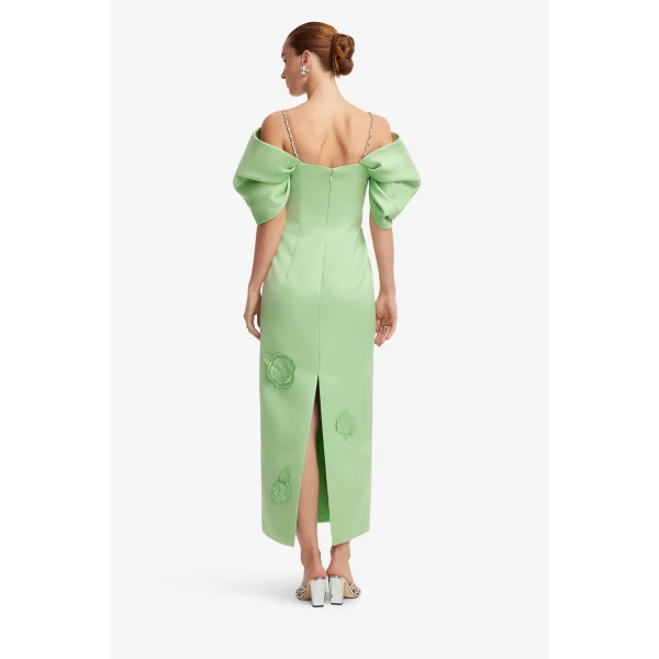 Leo Lin Arabella Appliqué Maxi Dress, view 5