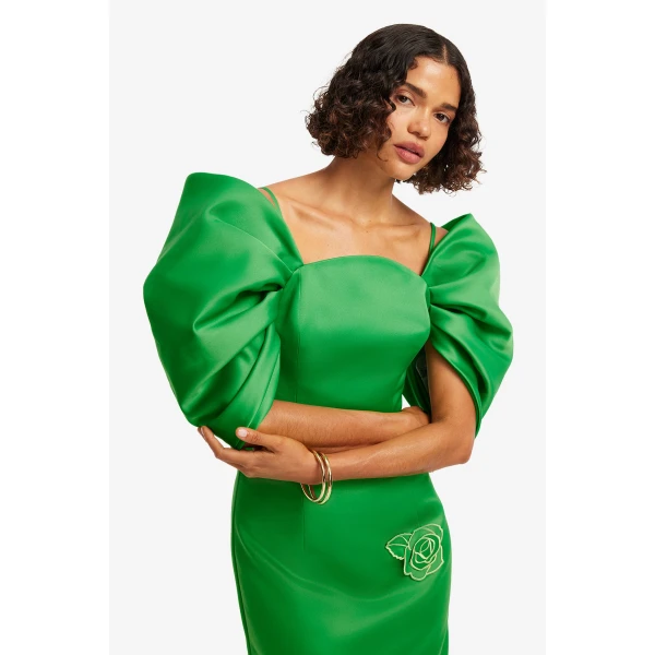 Leo Lin Arabella Appliqué Maxi Dress, view 6