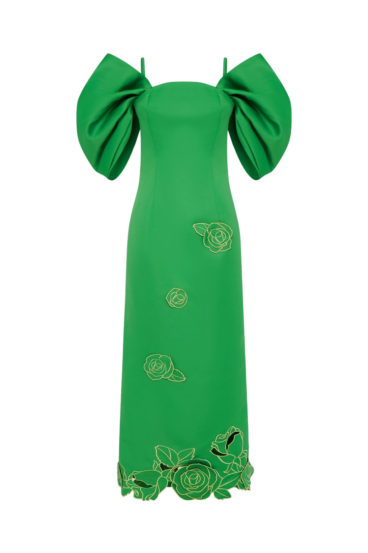 Leo Lin Arabella Appliqué Maxi Dress  - Leo Lin Dress - Australian Luxury Fashion - Shop at Luxury Shoes 