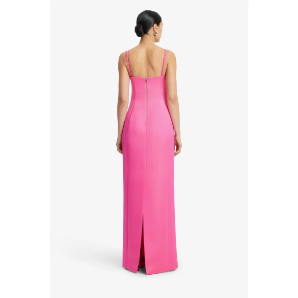 Leo Lin Arianna Appliqué Floral Maxi Dress, view 5