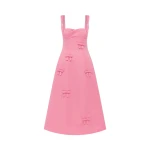 Leo Lin Beatrice Bow Midi Dress