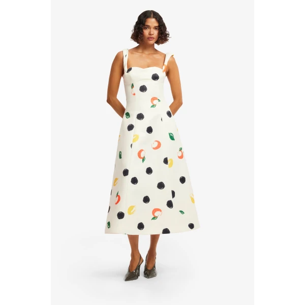Leo Lin Beatrice Midi Dress, view 3