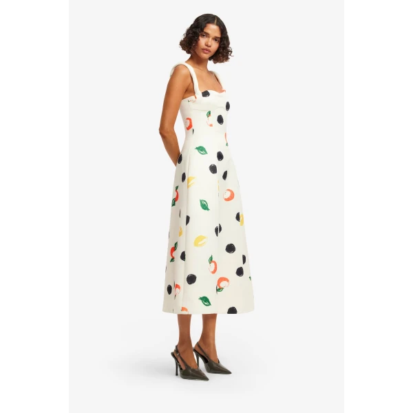 Leo Lin Beatrice Midi Dress, view 4