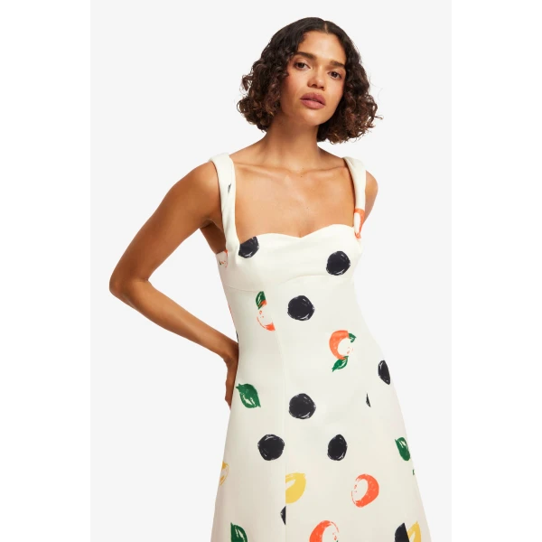 Leo Lin Beatrice Midi Dress, view 6
