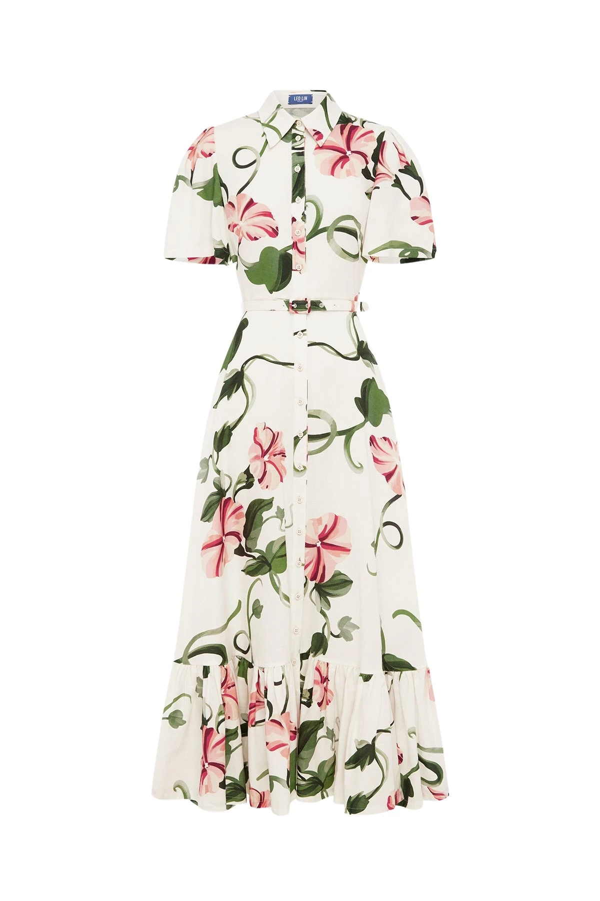 Leo-Lin-Becca-Short-Sleeve-Midi-Dress-619542_nobg Leo Lin Becca Short Sleeve Midi Dress