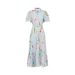Leo Lin Becca Short Sleeve Midi Dress