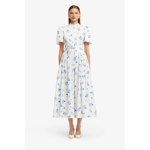 Leo Lin Bianca Short Sleeve Midi Dress, view 2