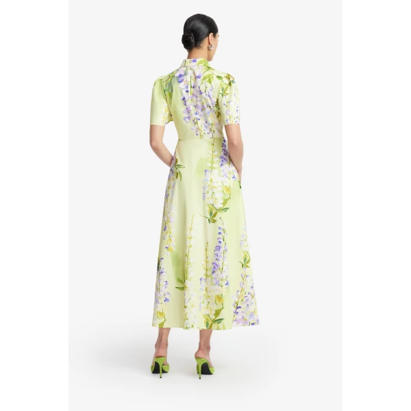 Leo Lin Bianca Short Sleeve Midi Dress, view 5