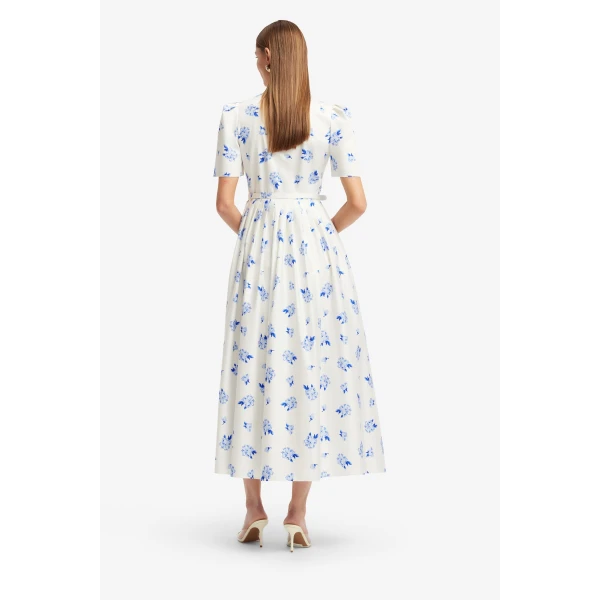 Leo Lin Bianca Short Sleeve Midi Dress, view 5