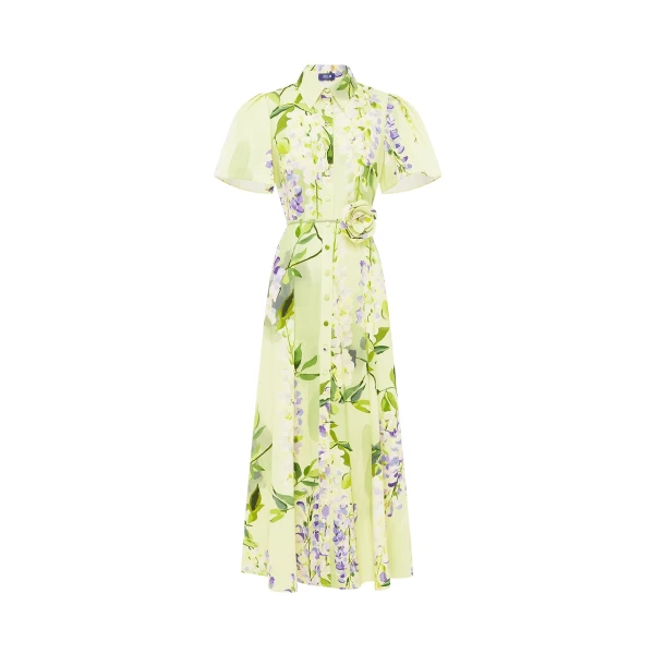 Leo Lin Bianca Short Sleeve Midi Dress