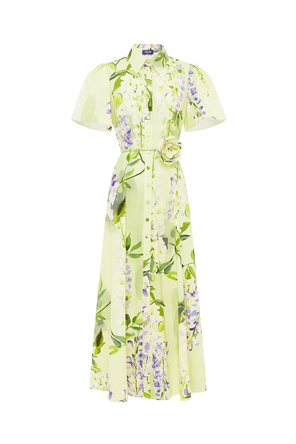 Leo-Lin-Bianca-Short-Sleeve-Midi-Dress-841172_nobg Leo Lin Bianca Short Sleeve Midi Dress