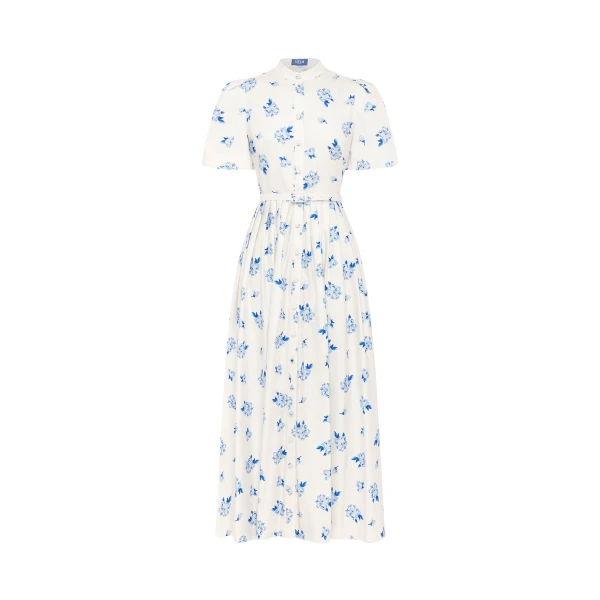 Leo Lin Bianca Short Sleeve Midi Dress