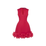 Leo Lin Bree V Neck Mini Dress