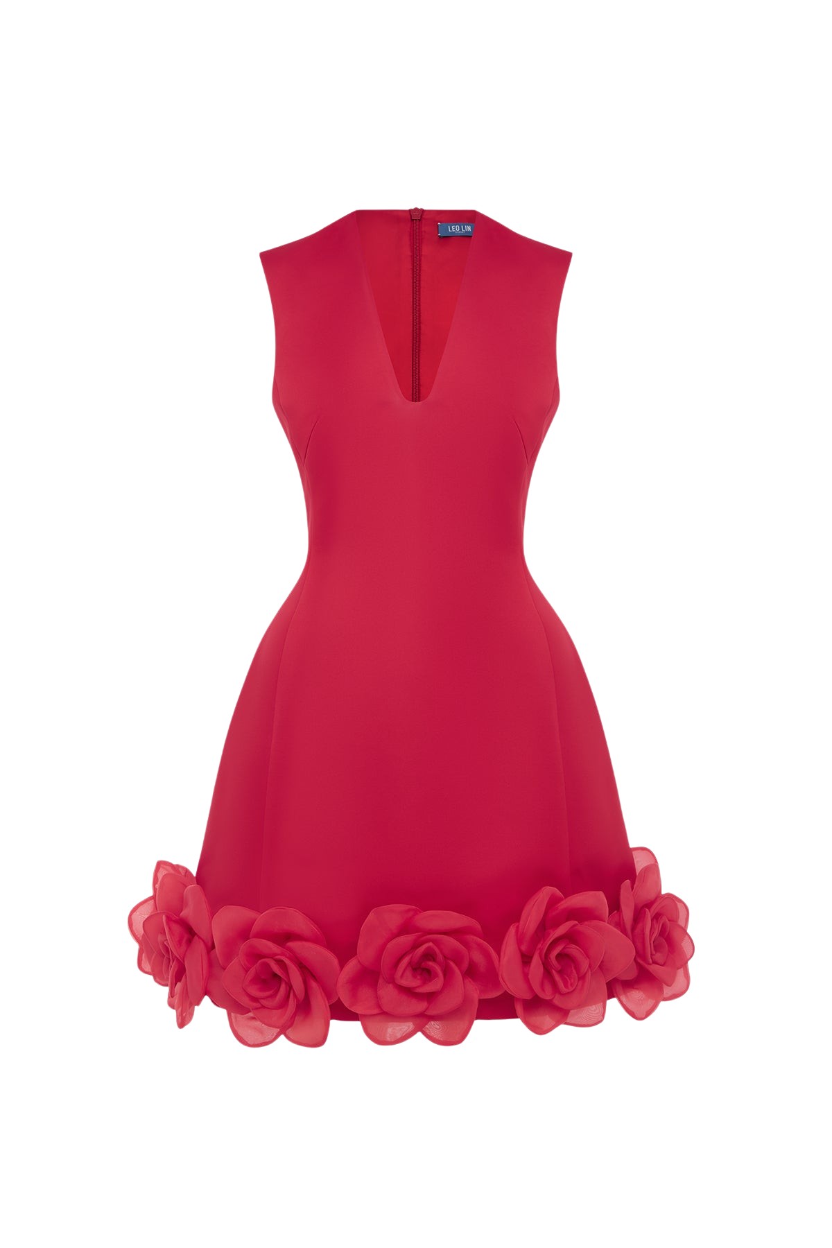 Leo Lin Bree V Neck Mini Dress  - Leo Lin Dress - Australian Luxury Fashion - Shop at Luxury Shoes 