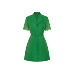 Leo Lin Brigitte Appliqué Mini Dress