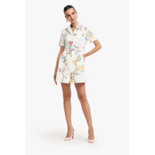 Leo Lin Brigitte Mini Dress, view 3