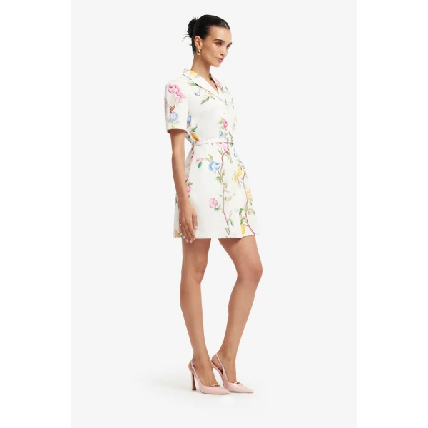 Leo Lin Brigitte Mini Dress, view 4