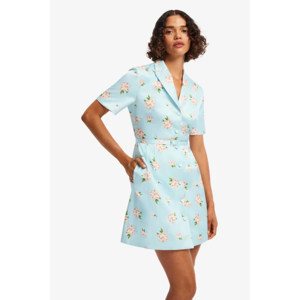Leo Lin Brigitte Mini Dress, view 6