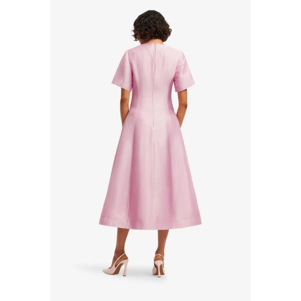 Leo Lin Caroline Short Sleeve Midi Dress, view 5